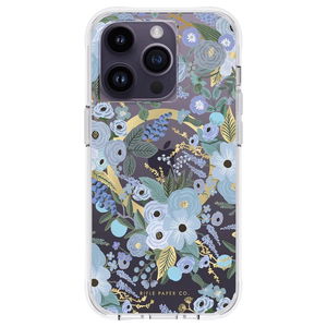 Case-Mate Rifle Paper Co. Case for iPhone 14 Pro (MagSafe) - Garden Party Blue