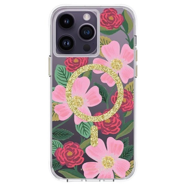 Case-Mate Rifle Paper Co. Case for iPhone 14 Pro Max (MagSafe) - Rose Garden
