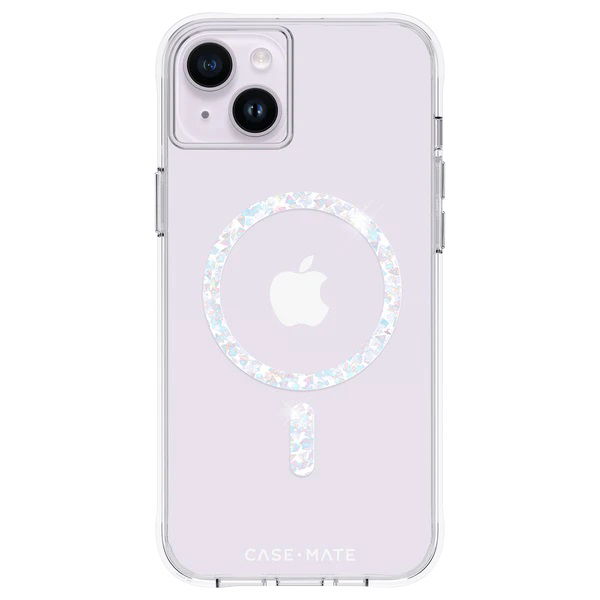 Case-Mate Twinkle Diamond Case for iPhone 14 (MagSafe) - Clear