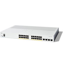 view Cisco Catalyst 1300 24-port GE, PoE, 4x10G SFP+ Managed Switch