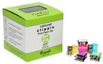 Clippie Small Coloured Slide Paper Clips - 100 Pack