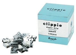 Clippie Small Slide Paper Clips - 100 Pack