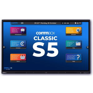 CommBox Classic S5 75 Inch 3840x2160 400nit Touchscreen Interactive Display