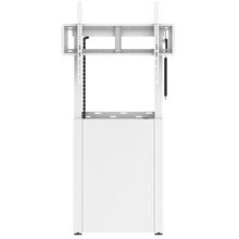 view CommBox Urban Motorised Fixed Wall Mount Bracket for up to 86 Inch Flat Panel TVs or Monitors – White, Up to 80kg