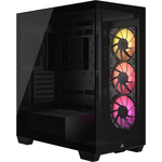 Corsair 3500X ARGB Tempered Glass ATX Mid Tower Case with No PSU - Black