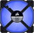 Corsair AF120 Blue LED Low Noise Cooling Fan - Triple Pack