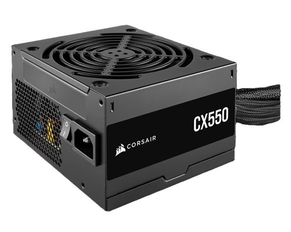 Corsair CX Series CX550 550W 80 Plus Bronze Non-Modular ATX Power Supply