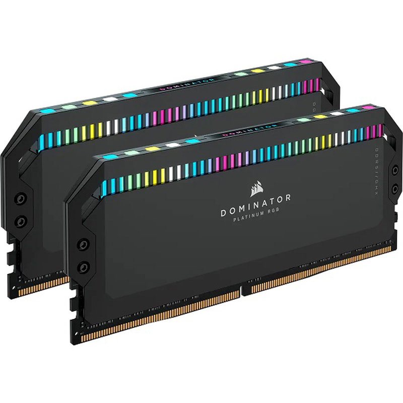 Corsair Dominator Platinum RGB 32GB (2x16GB) DDR5 6200MHz DIMM Memory - Black