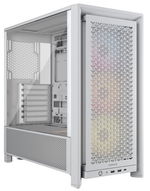 Corsair Frame 4000D RS ARGB Tempered Glass Modular E-ATX Mid-Tower Case with No PSU - White