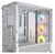 Corsair Frame 4000D RS ARGB Tempered Glass Modular E-ATX Mid-Tower Case with No PSU - White