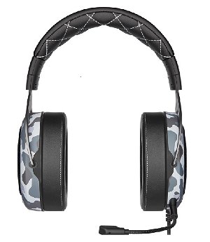 Corsair HS60 HAPTIC Stereo Overhead Gaming Headset with Haptic Bass- Camo