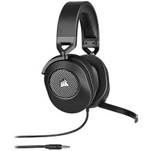 view Corsair HS65 USB Over-ear Wired Stereo Surround Sound Gaming Headset - Black
