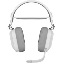 view Corsair HS80 RGB USB Over-ear Wireless Stereo Gaming Headset - White