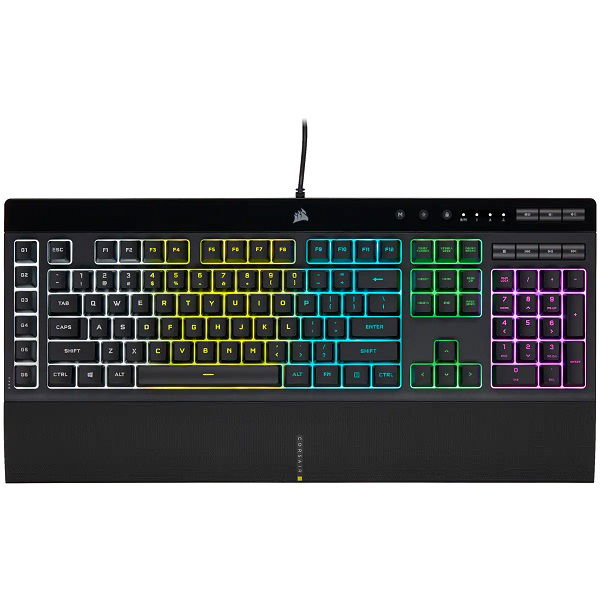 Corsair K55 RGB Pro Backlit Gaming Keyboard - Black