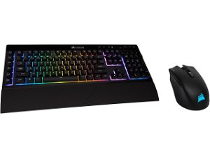 Corsair K57 Keyboard + Harpoon Mouse RGB Wireless Gaming Bundle