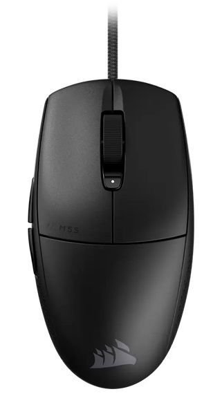 Corsair M55 Lightweight Wired Optical Gaming Mouse - Black