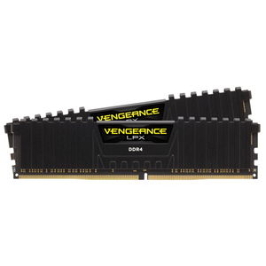 Corsair Vengeance LPX 16GB (2 x 8GB) DDR4 3200MT/s DIMM Memory with Heat Spreader - Black