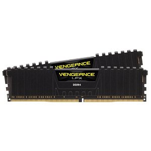 Corsair Vengeance LPX 64GB (2x 32GB) DDR4 3200Mhz DIMM Memory with Heat Spreader - Black