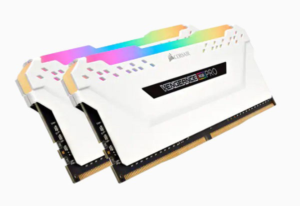 Corsair Vengeance RGB PRO 32GB (2 x 16GB) DDR4 3200MHz DIMM Memory - White