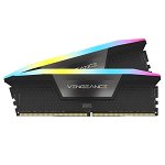 Corsair Vengeance RGB 32GB (2 x 16GB) DDR5 7200MT/s DIMM Memory with Heat Spreader - Black
