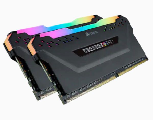 Corsair Vengeance RGB Pro 16GB (2 x 8GB) DDR4 DRAM 3600MHz DIMM Memory - Black