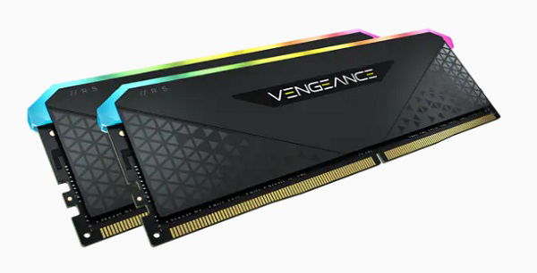 Corsair Vengeance RGB RS 16GB (2x8GB) DDR4 3600MHz DIMM Memory - Black