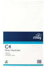 Croxley C4 Peel And Seal Wallet Flap Envelope - 10 Pack