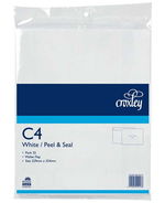 Croxley C4 Peel And Seal Wallet Flap Envelope - 25 Pack