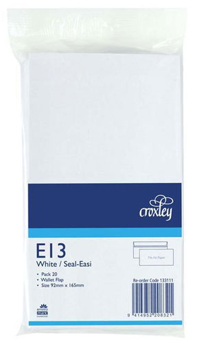 Croxley E13 Seal Easi Envelope - 20 Pack