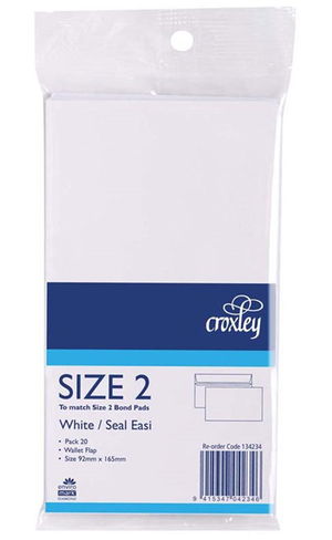 Croxley Size 2 Seal Easi Bond Envelope - 25 Pack