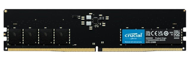 Crucial 16GB DDR5 4800MHz UDIMM Memory