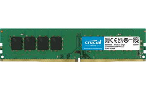Crucial 32GB DDR4 3200MHz CL22 UDIMM Desktop Memory