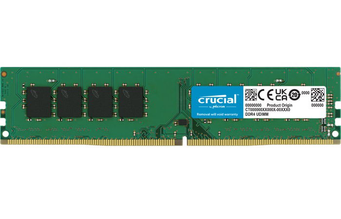 Crucial 32GB DDR4 3200MHz CL22 UDIMM Desktop Memory