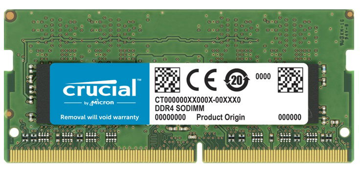 Crucial 32GB DDR4 3200MHz SODIMM Memory