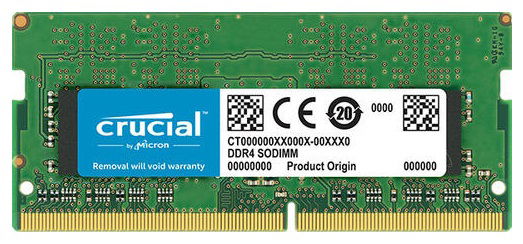 Crucial 8GB DDR4 3200MHz SODIMM Memory