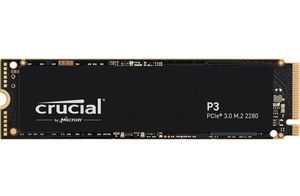 Crucial P3 500GB NVMe PCIe M.2 2280 Solid State Drive