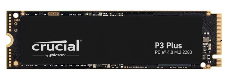 Crucial P3 Plus 1TB NVMe PCIe4 M.2 2280 Solid State Drive