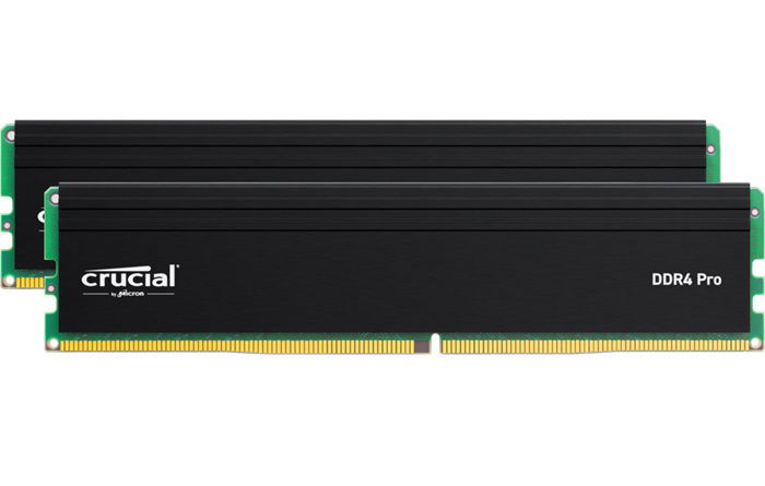 Crucial Pro 32GB Kit (16GBx2) DDR4 3200MHz CL22 UDIMM Memory Module