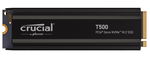 Crucial T500 1TB NVMe PCIe M.2 2280 Solid State Drive with Heatsink