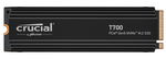 Crucial T700 1TB NVMe PCIe M.2 2280 Solid State Drive with Heatsink