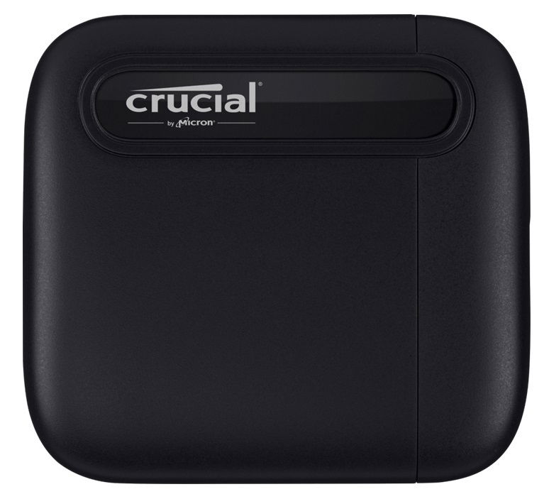 Crucial X6 1TB USB-C Rugged Shock & Vibration Proof Portable External Solid State Drive