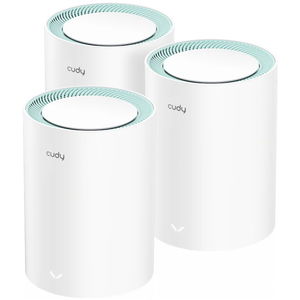 CUDY M1300 AC1200 Gigabit Dual Band Mesh Wi-Fi System - 3 Pack