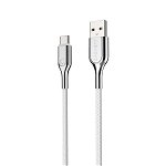 Cygnett Armored 1m 2.0 USB-C to USB-A Cable - White