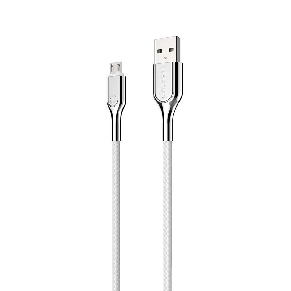 Cygnett Armored 1m Micro to USB-A Cable - White