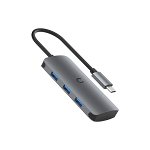 Cygnett Unite SlimMate USB-C Hub with SD/MicroSD Card Reader - 1x USB-C, 3x USB-A