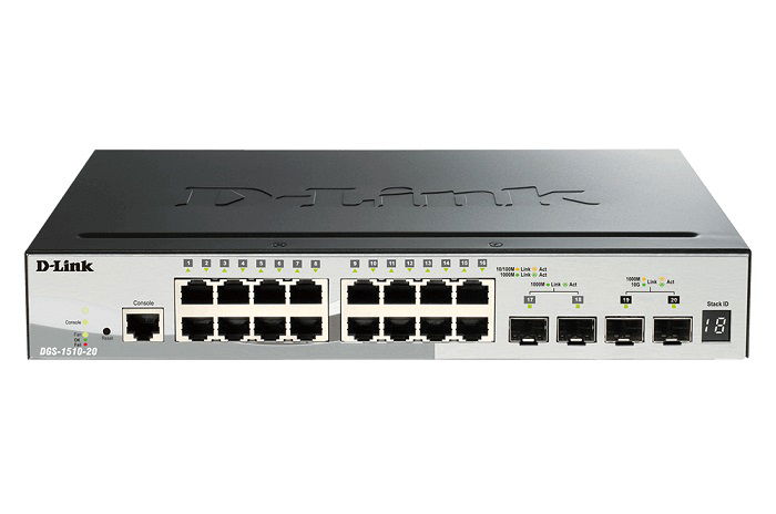 D-Link DGS-1510-20 20-Port Gigabit Smart Managed Switch