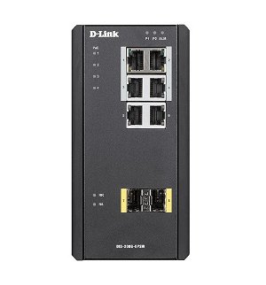 D-Link DIS-300G-8PSW 14-Port Industrial Gigabit Managed Switch