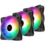DeepCool CF120 PLUS 3 In 1 Dual Ring RGB LED Cooling Fans - 3 Pack