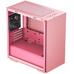 DeepCool MACUBE 110 PKRD Tempered Glass Micro ATX Case with No PSU - Pink