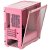 DeepCool MACUBE 110 PKRD Tempered Glass Micro ATX Case with No PSU - Pink